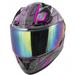 Givi Κράνος H50.9 Assault τιτάνιο/μαύρο/φούξια (ECE 22.06)+ pinlock + extra ζελατινα